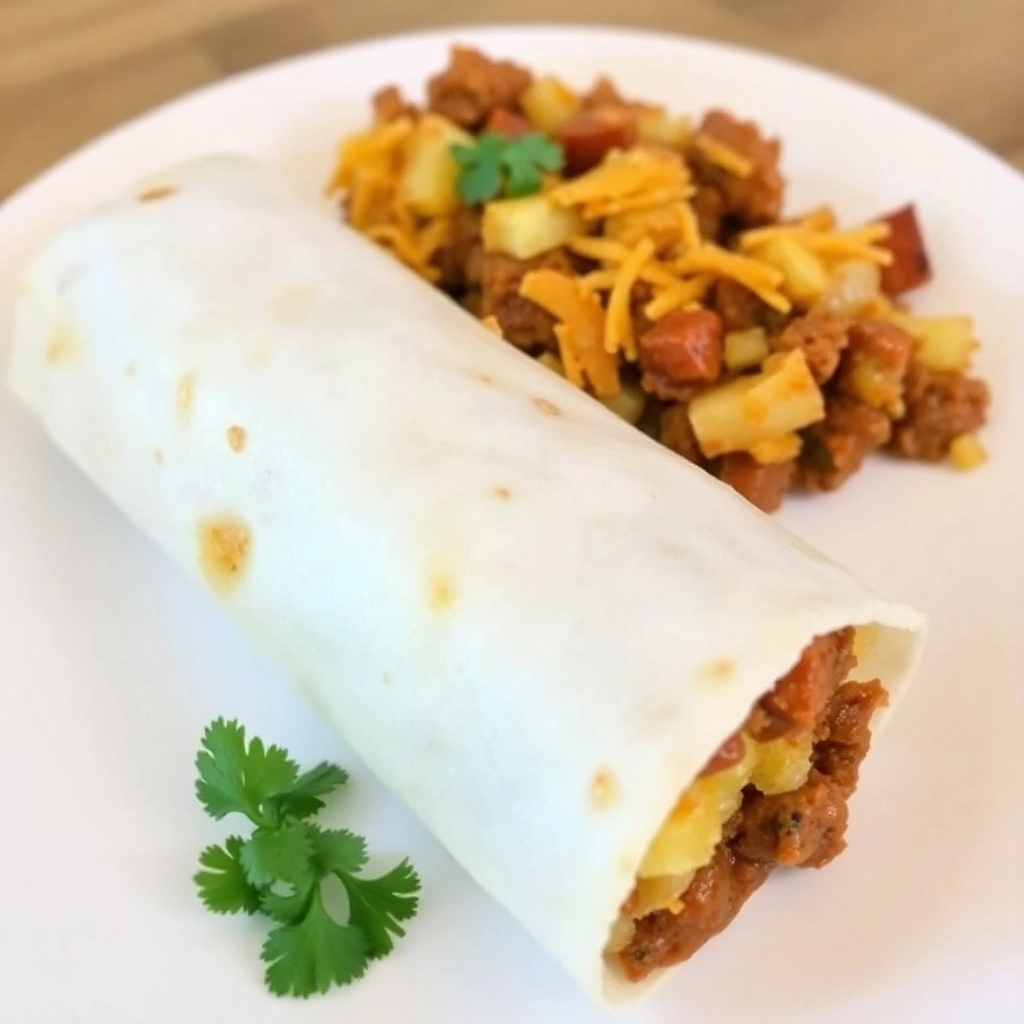 Chorizo Breakfast Burrito