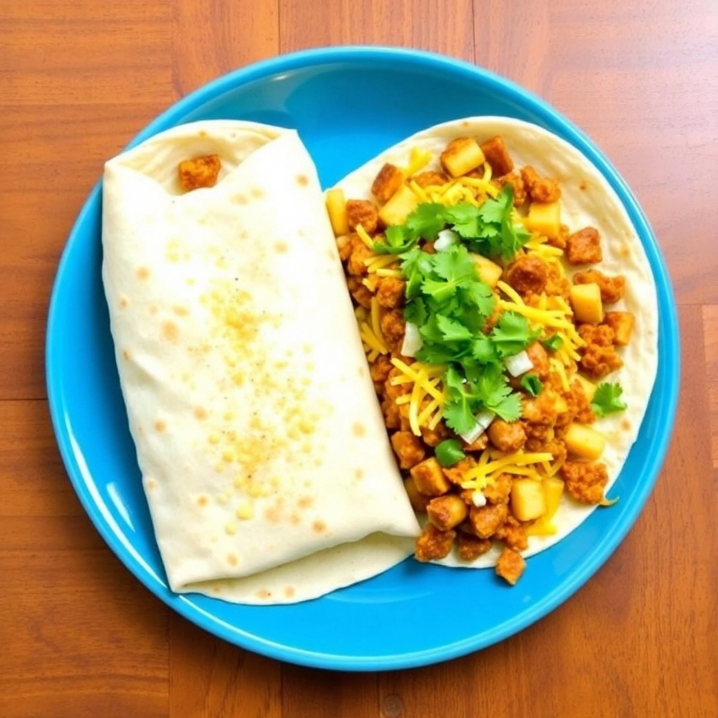 Chorizo Breakfast Burrito