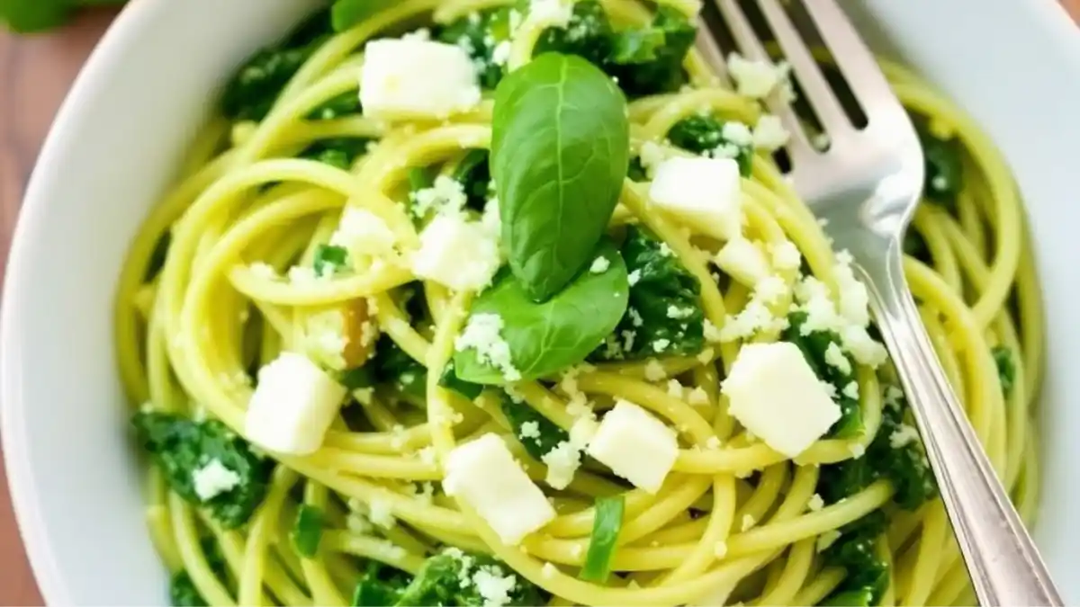 recipe green spaghetti