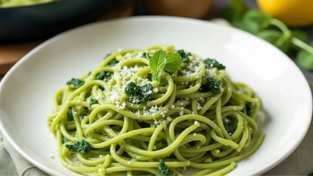 Green Spaghetti